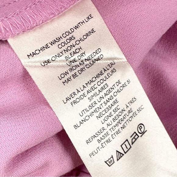 Anthropologie Maeve lilac purple pink cuffed pant pockets high-rise straight 18W - Picture 14 of 16